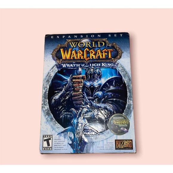 World of Warcraft Wrath of Lich King Computer Game DVD / CD - Picture 1 of 4